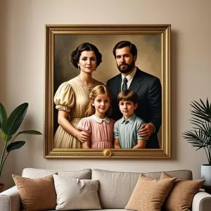 Говорящая картина. Семейный портрет